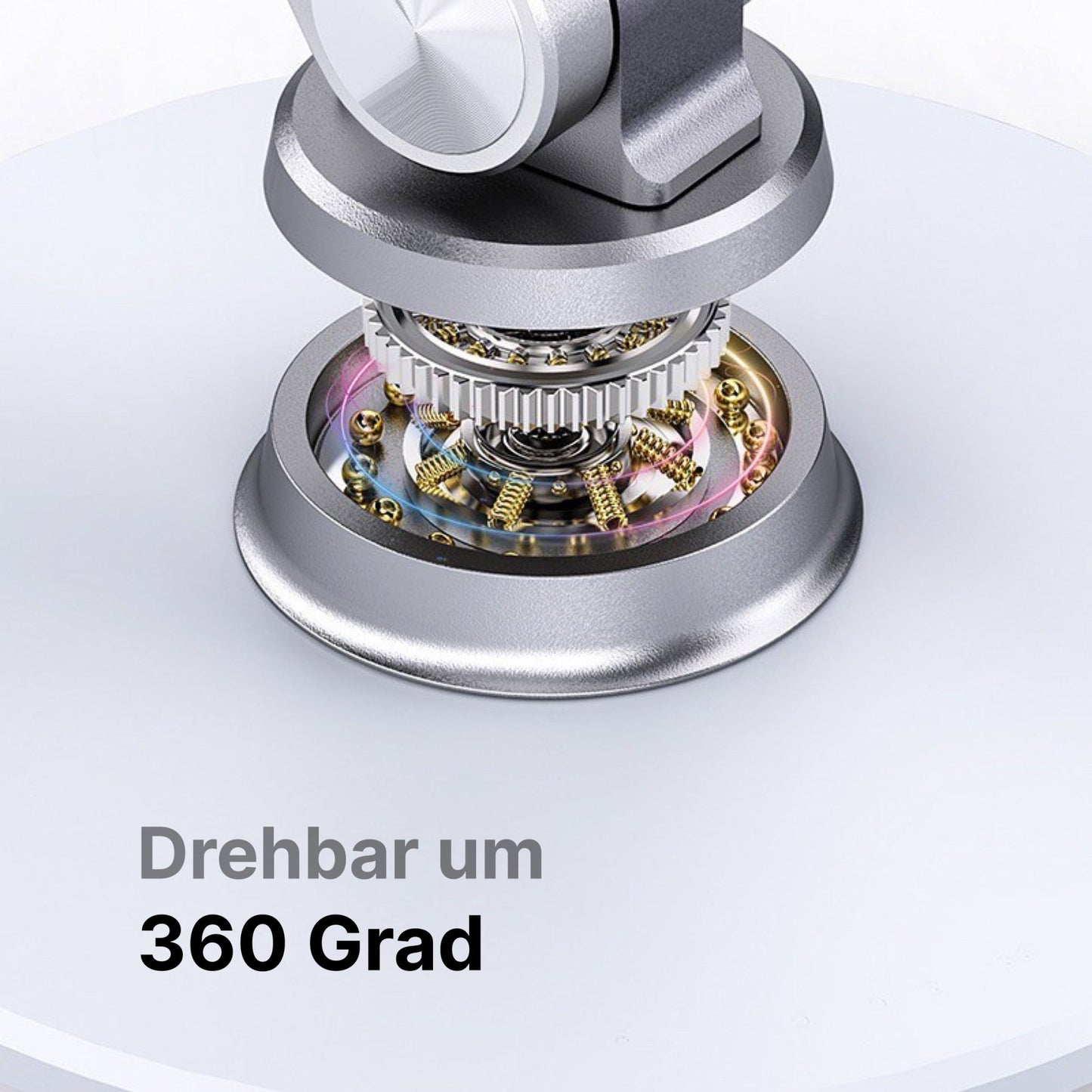 360 Grad Drehbarer Magnetischer Doppelarm Halter für Smartphone - CAPIMURI