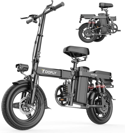 Toofly E - Bike Klapprad Elektrofahrräder - E - Bike mit 48V 15Ah Abnehmbar Akku - CAPIMURI